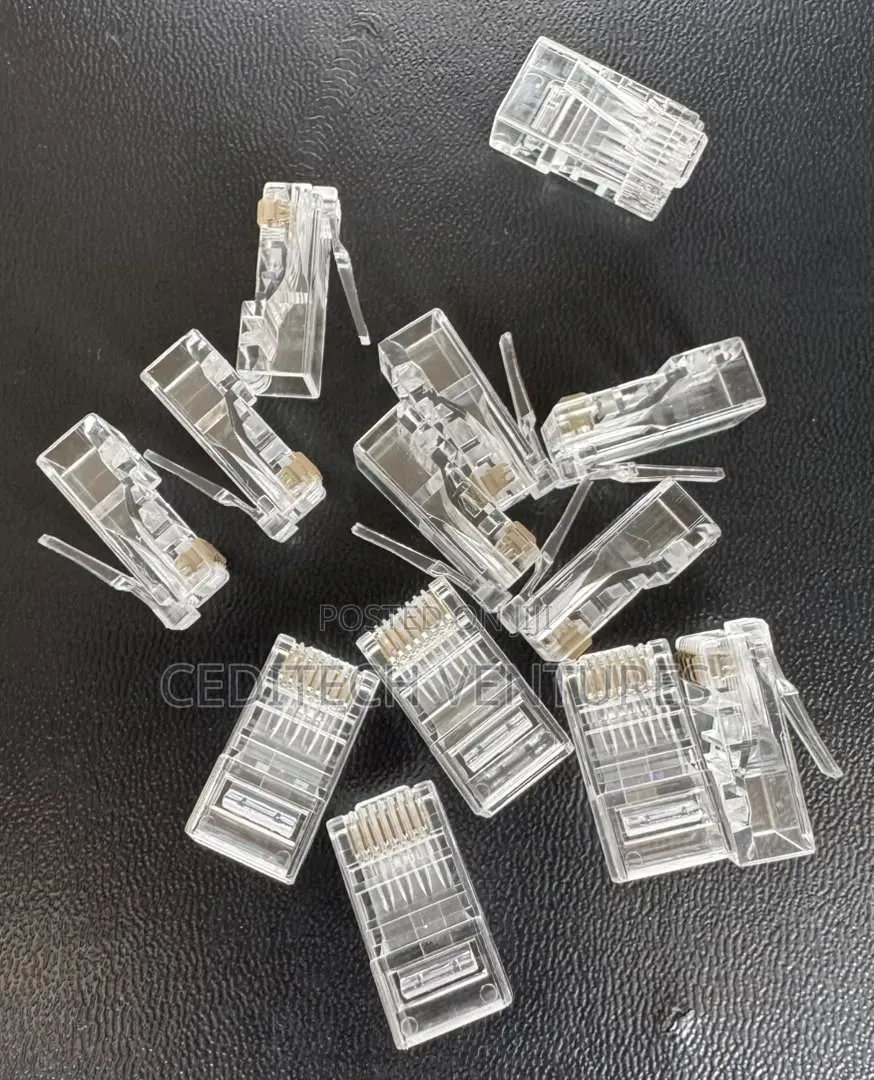 RJ 45 Pass Through Connectors (1000pcs)