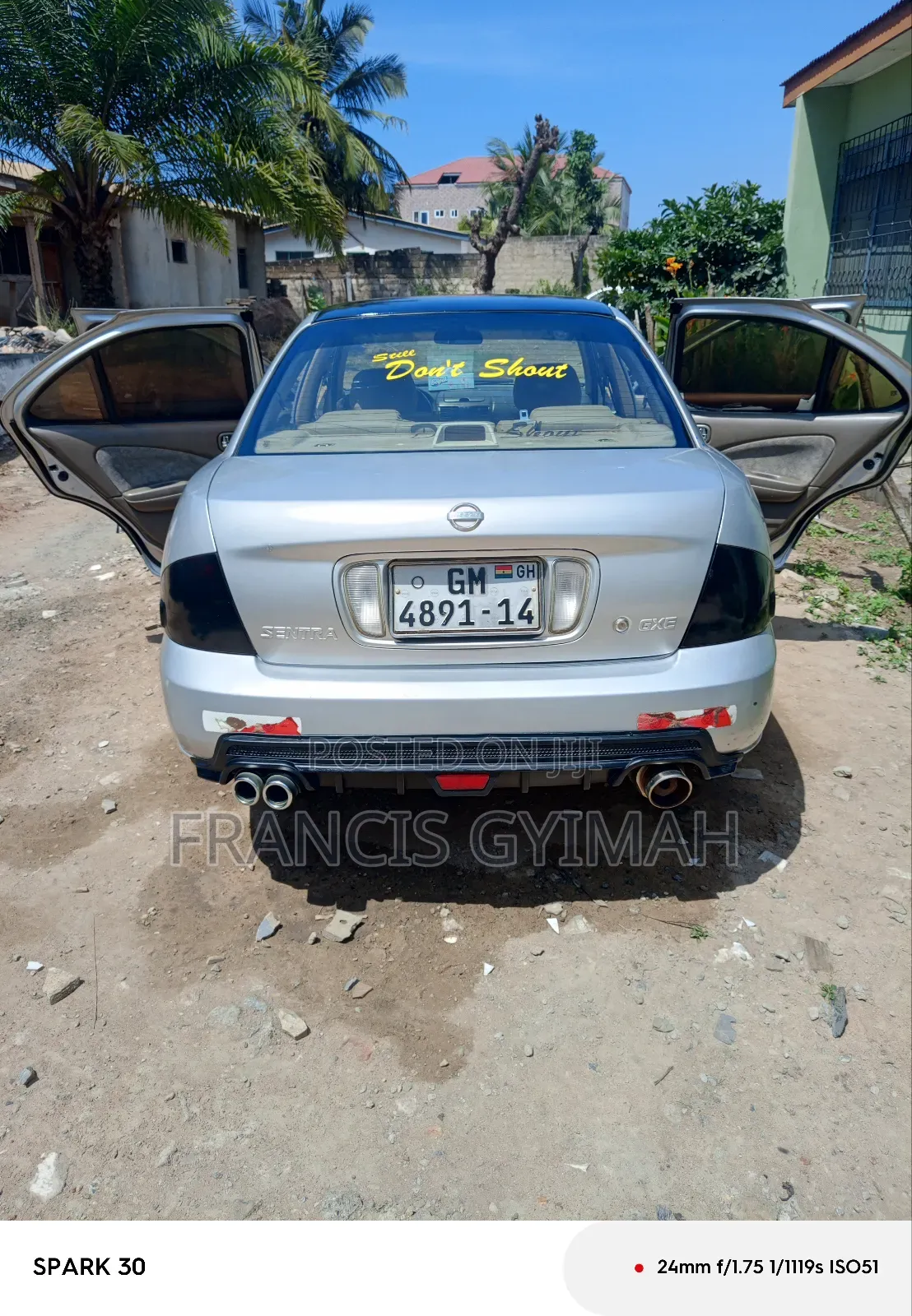 Nissan Sentra GXE 2003 Silver