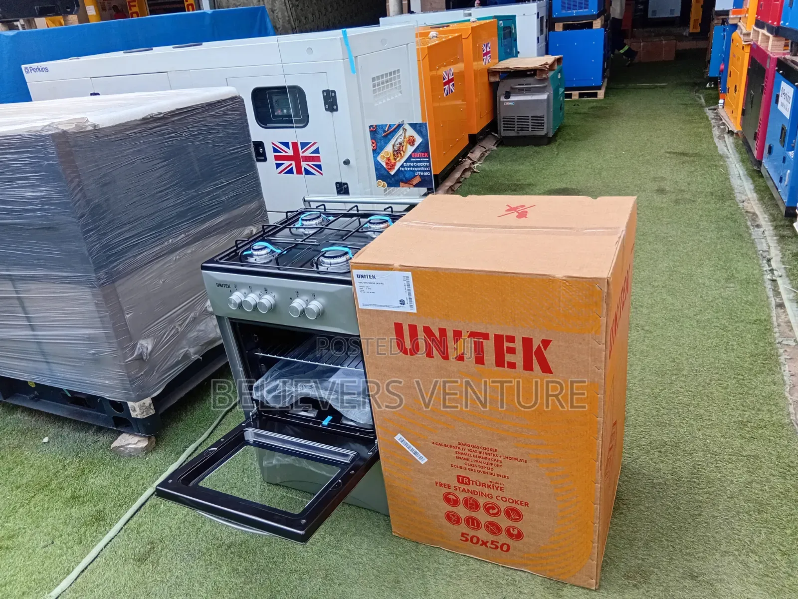 Unitex 4 Burner Gas Cooker – Smart Cooking Starts Here
