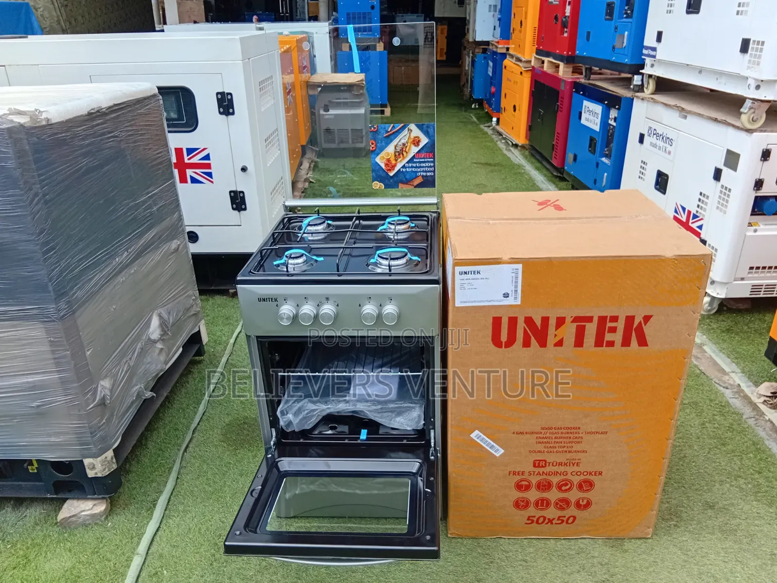 Unitex 4 Burner Gas Cooker – Smart Cooking Starts Here