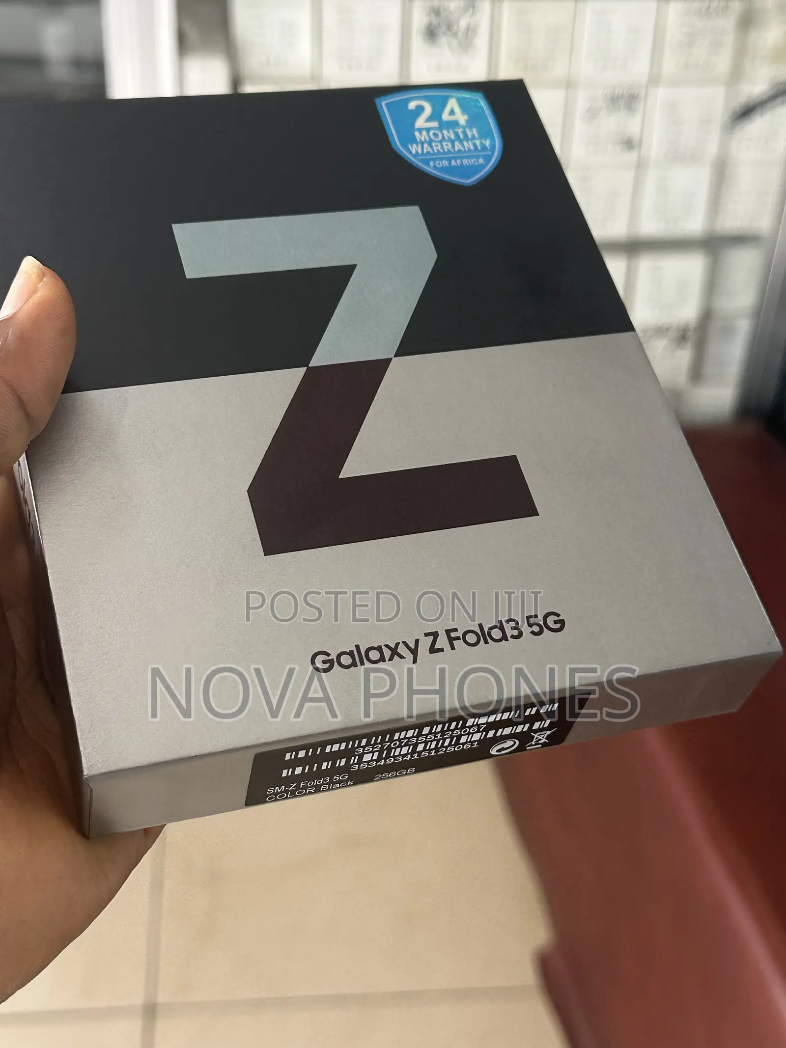 New Samsung Galaxy Z Fold3 5G 256 GB Black