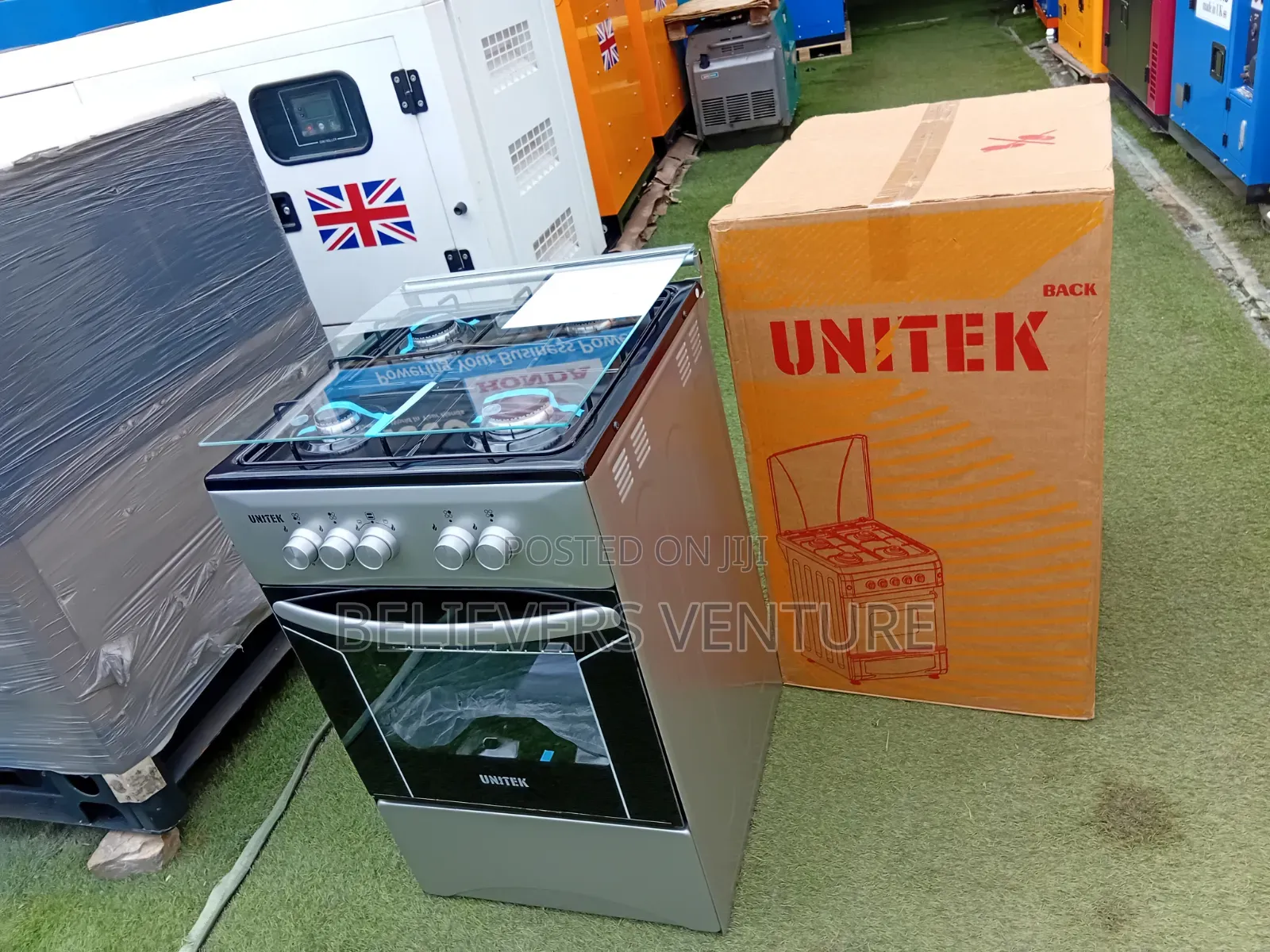 Unitex 4 Burner Gas Cooker – Four Burners, Endless Possibilities