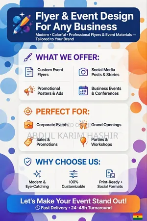 Luxury Flyer & Logo Design - Digital Delivery via WhatsApp