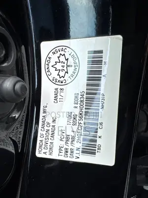 Honda Civic LX Sedan 2019 Black