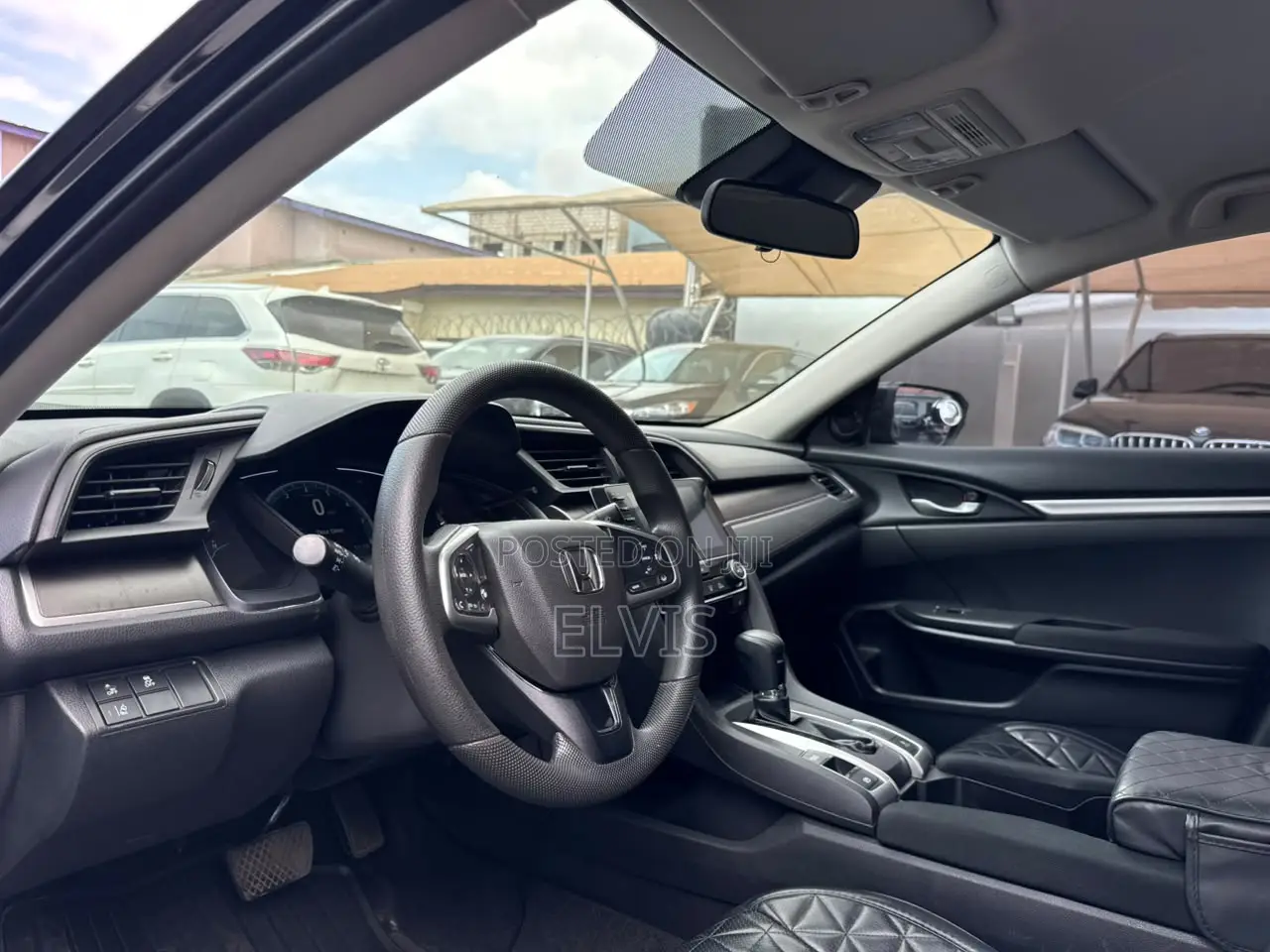 Honda Civic LX Sedan 2019 Black