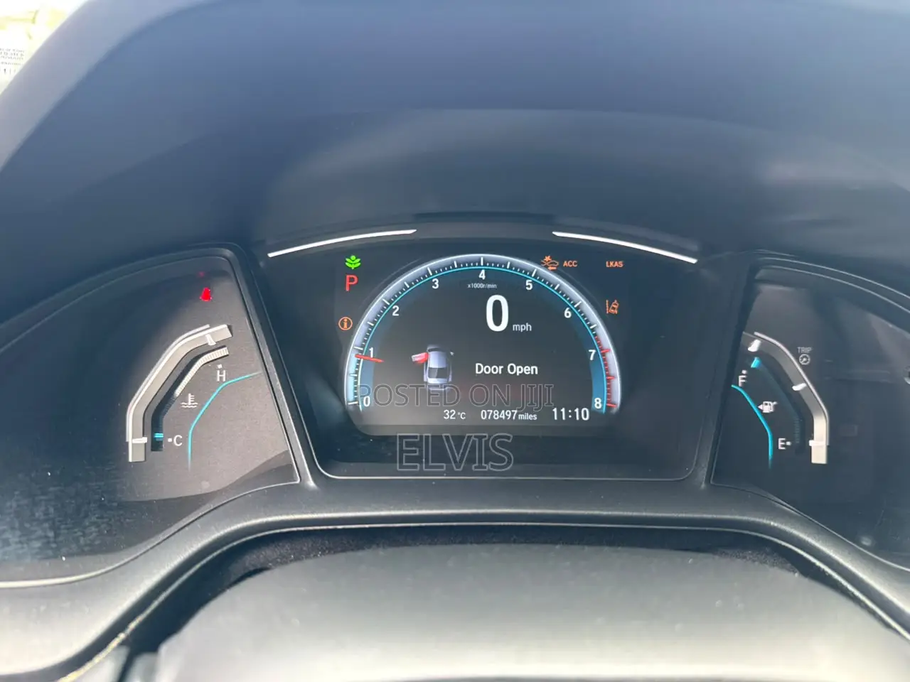 Honda Civic LX Sedan 2019 Black