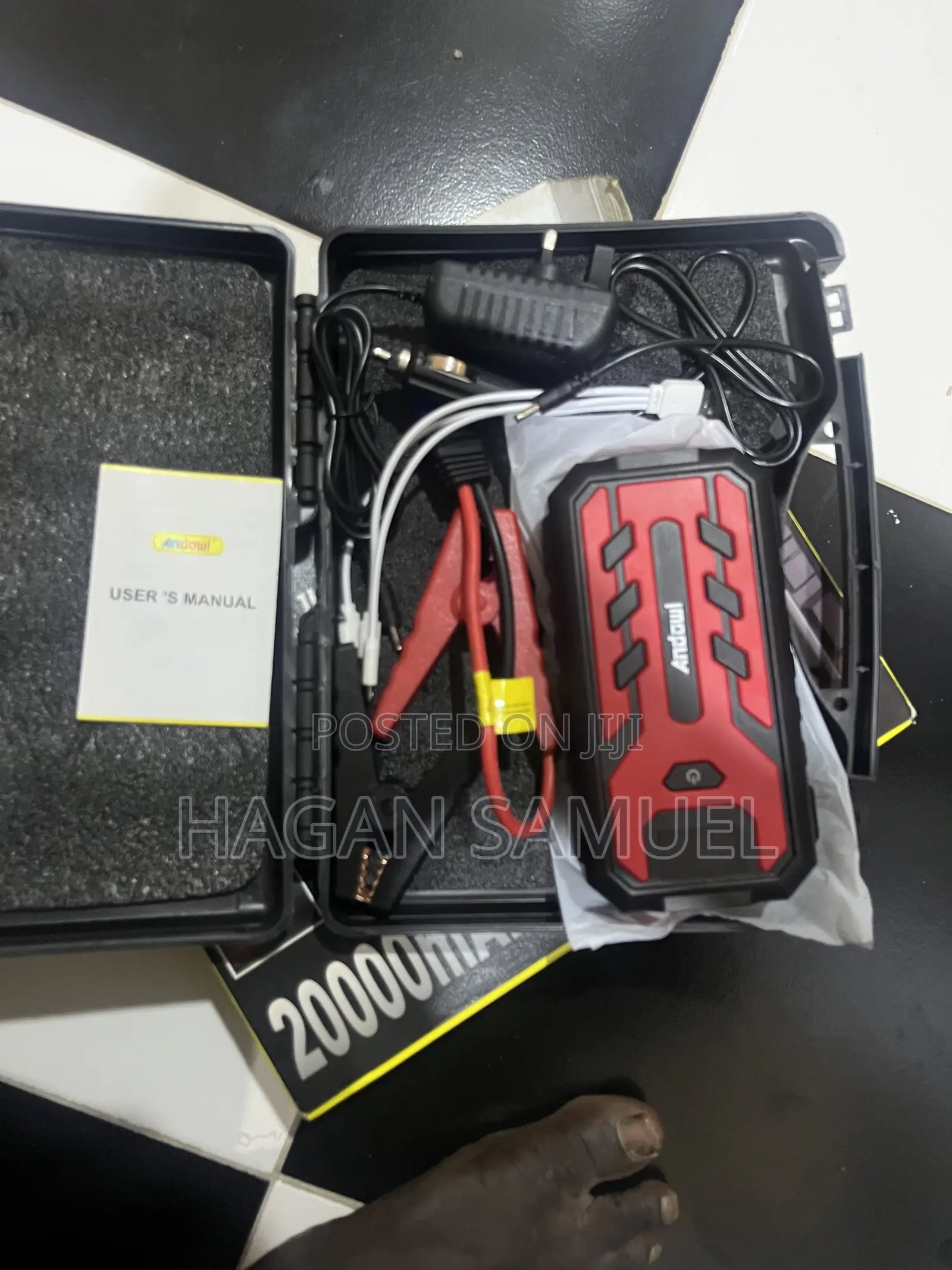 Brand New Andowl Q-D1020 20,000mAh Car Jump Starter
