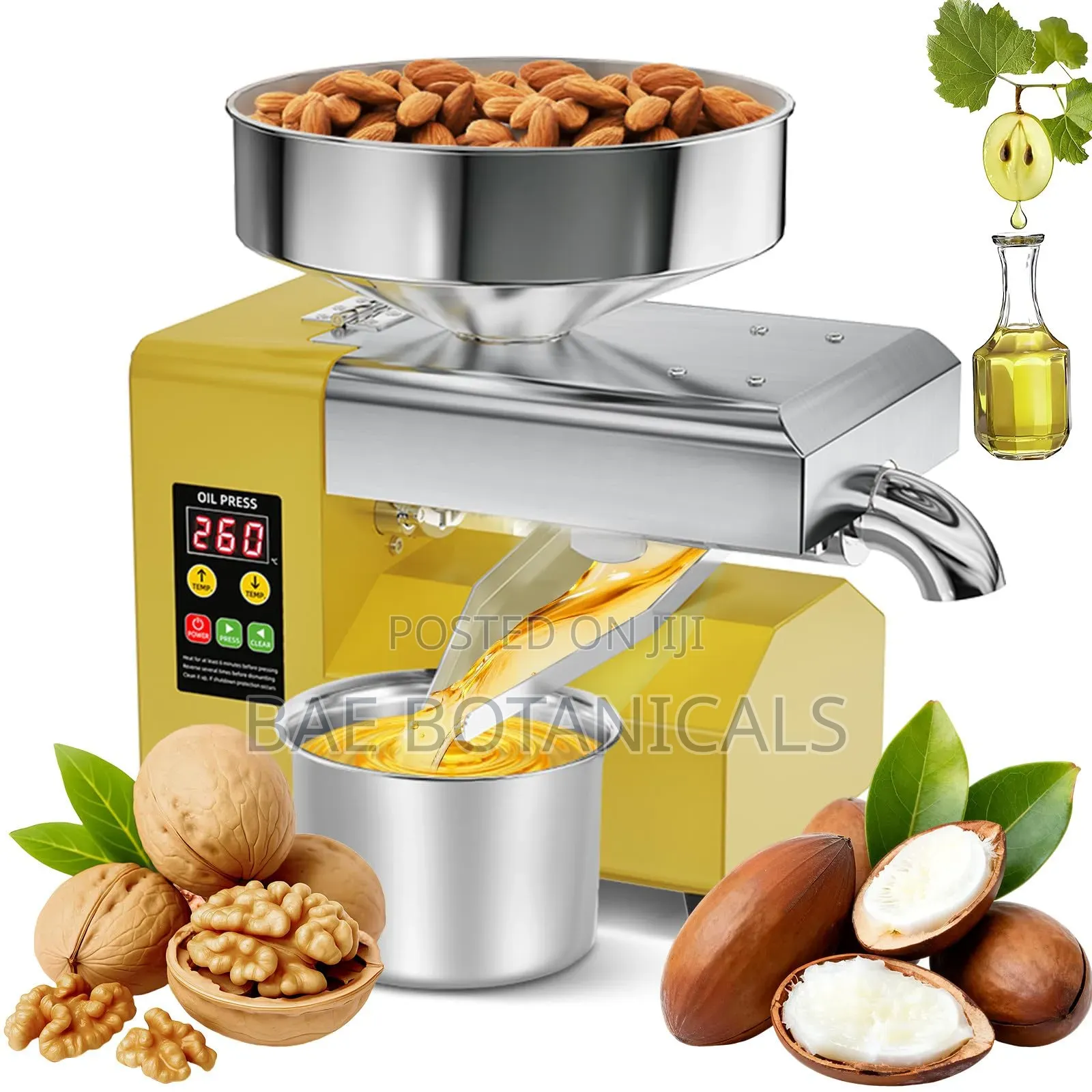 Compact Automatic Household Commercial Oil Press Machine