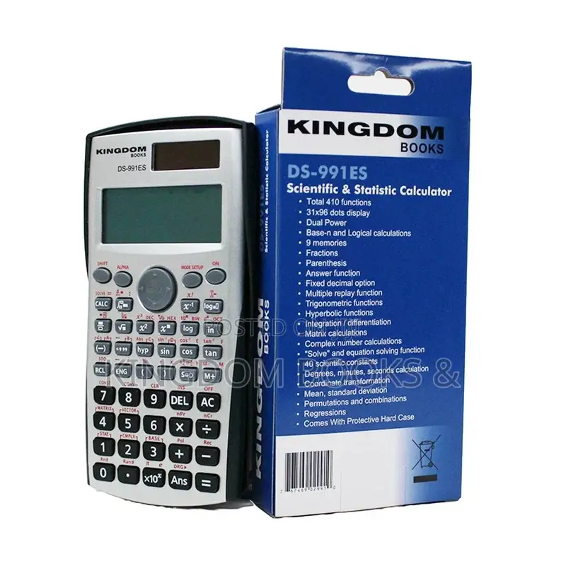 Kingdom DS-991ES Scientific Calculator (410 Functions + Hard Case)