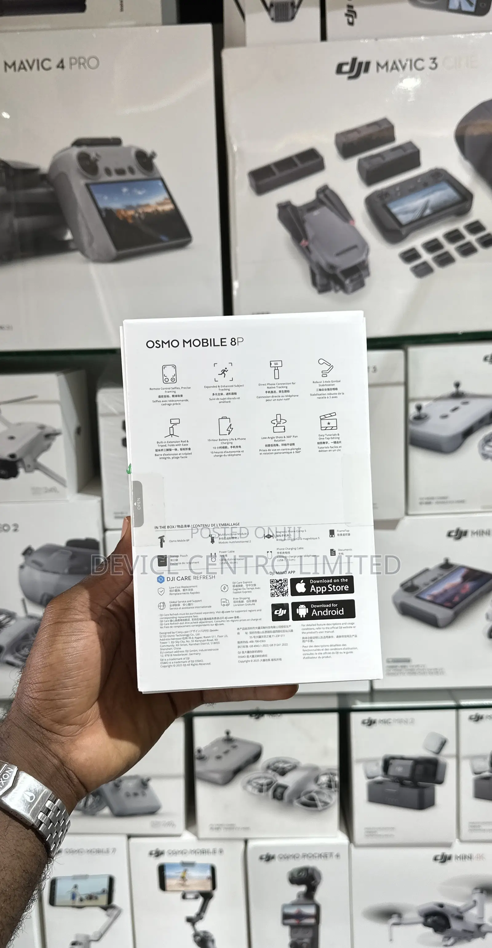 DJI Osmo Mobile 8P Advanced Tracking Combo