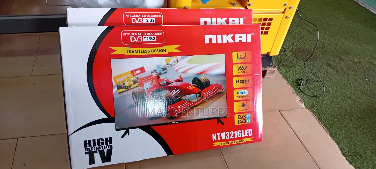 Nikai 32" Frameless LED TV | Full HD 1080P Decoder 32"TV