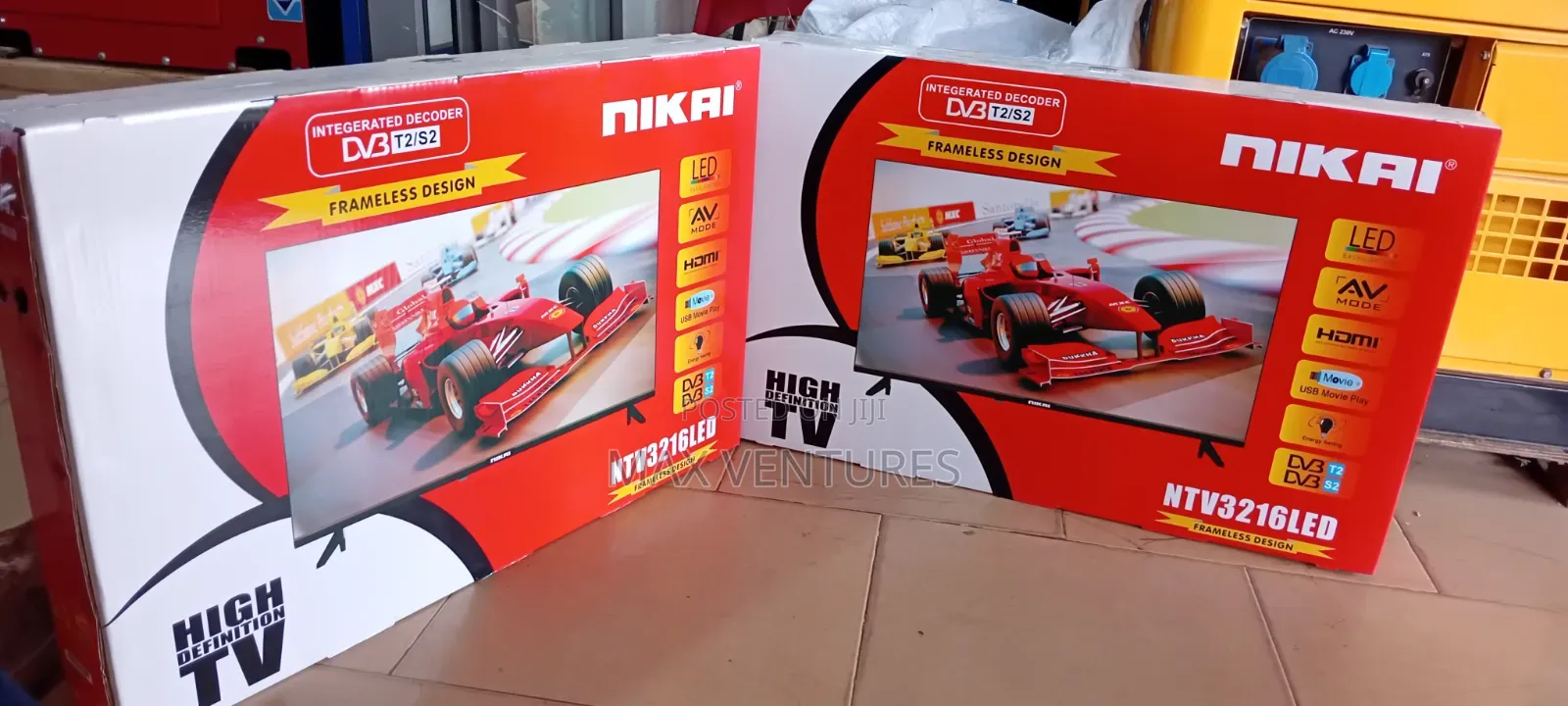 Nikai 32 Inch HD LED TV | Elegant Frameless Design 32 T2/S2