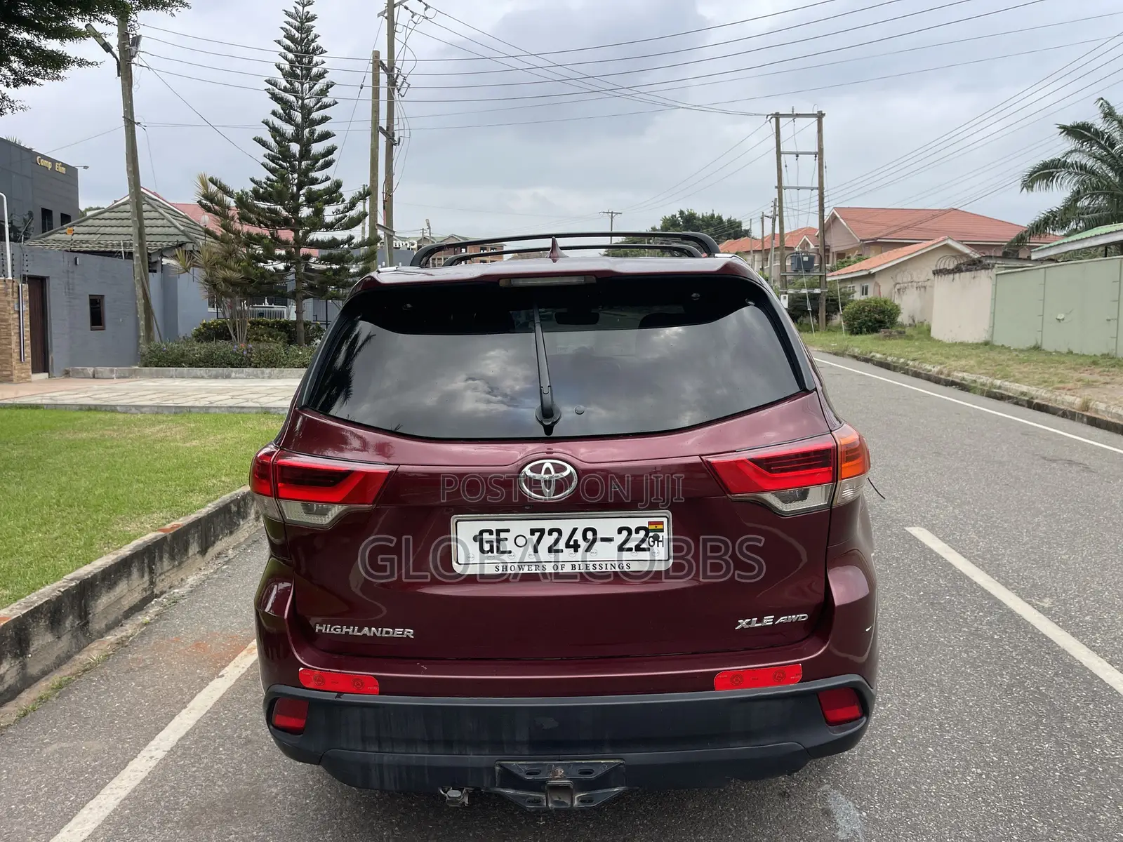 Toyota Highlander Limited Platinum 2019 Red