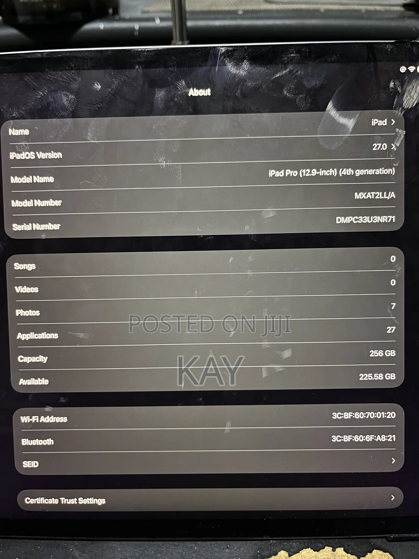 Apple iPad Pro 12.9 (2020) 256 GB Gray