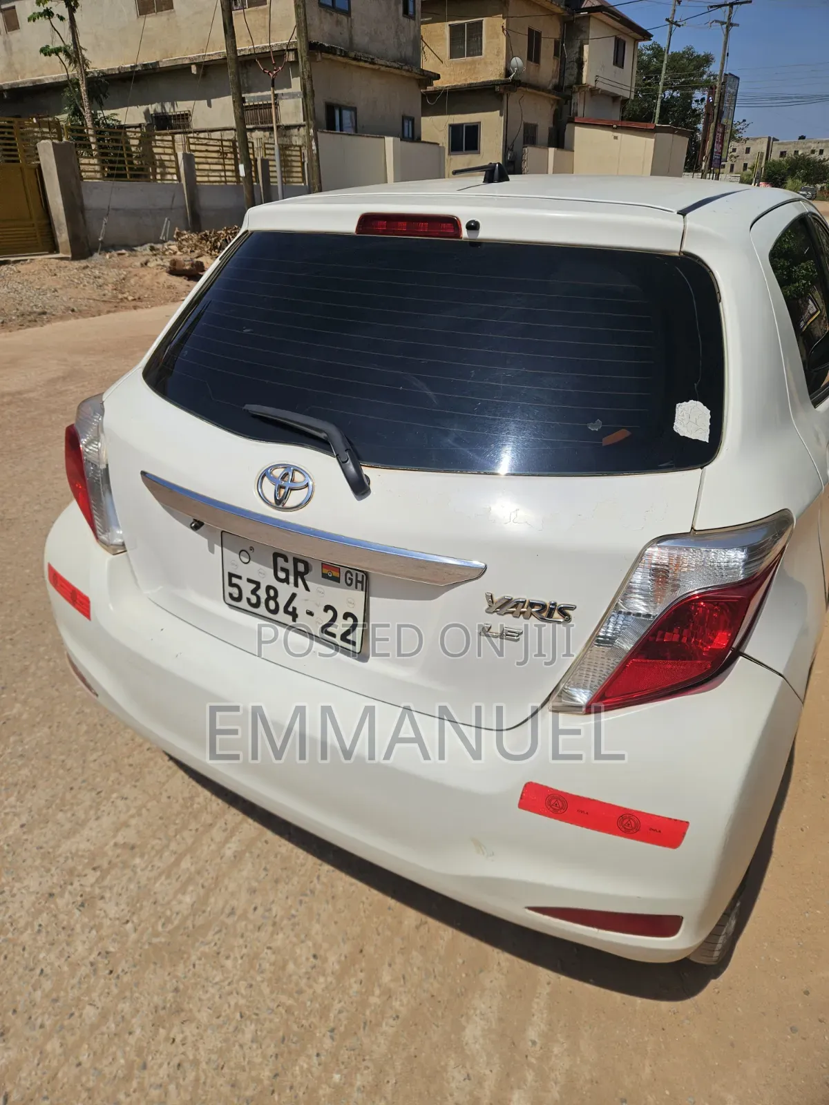 Toyota Yaris 2012 White
