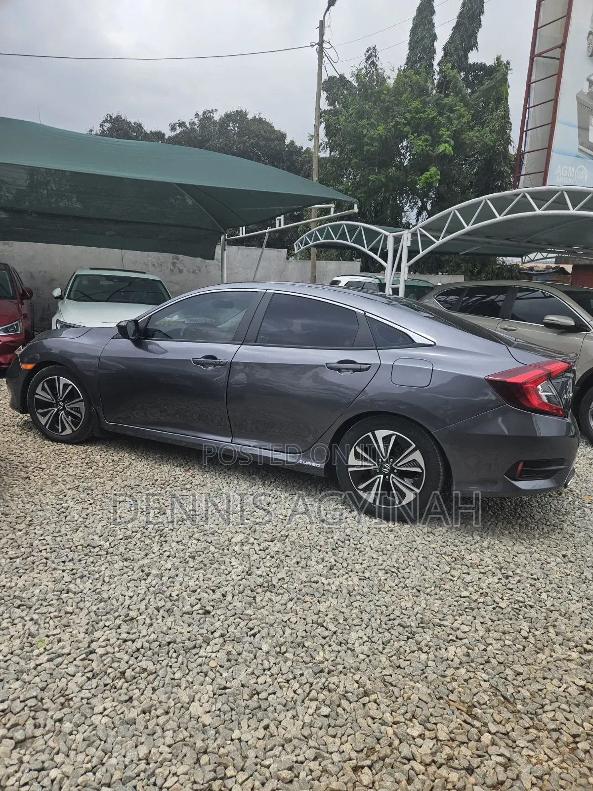 Honda Civic EX-T 4dr Sedan (1.5L 4cyl) 2017 Gray