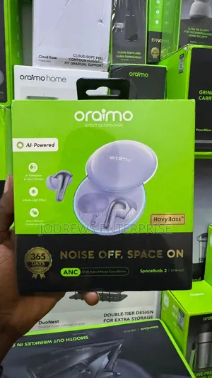 Oraimo SpaceBuds 2 Lavender AI Smart 45hrs Play True Wireless Earbuds