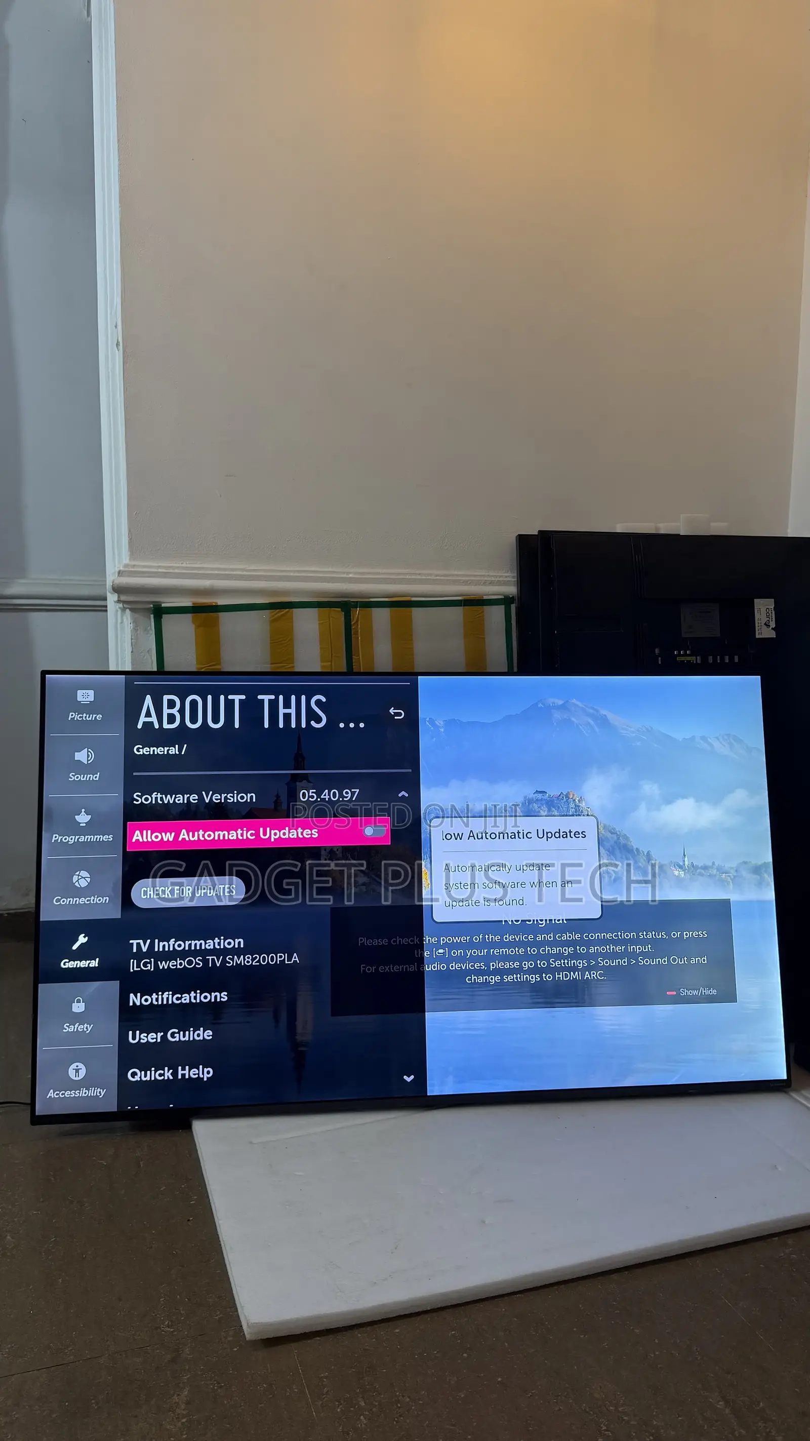 Home Used 65” LG Nanocell Smart TV From Germany