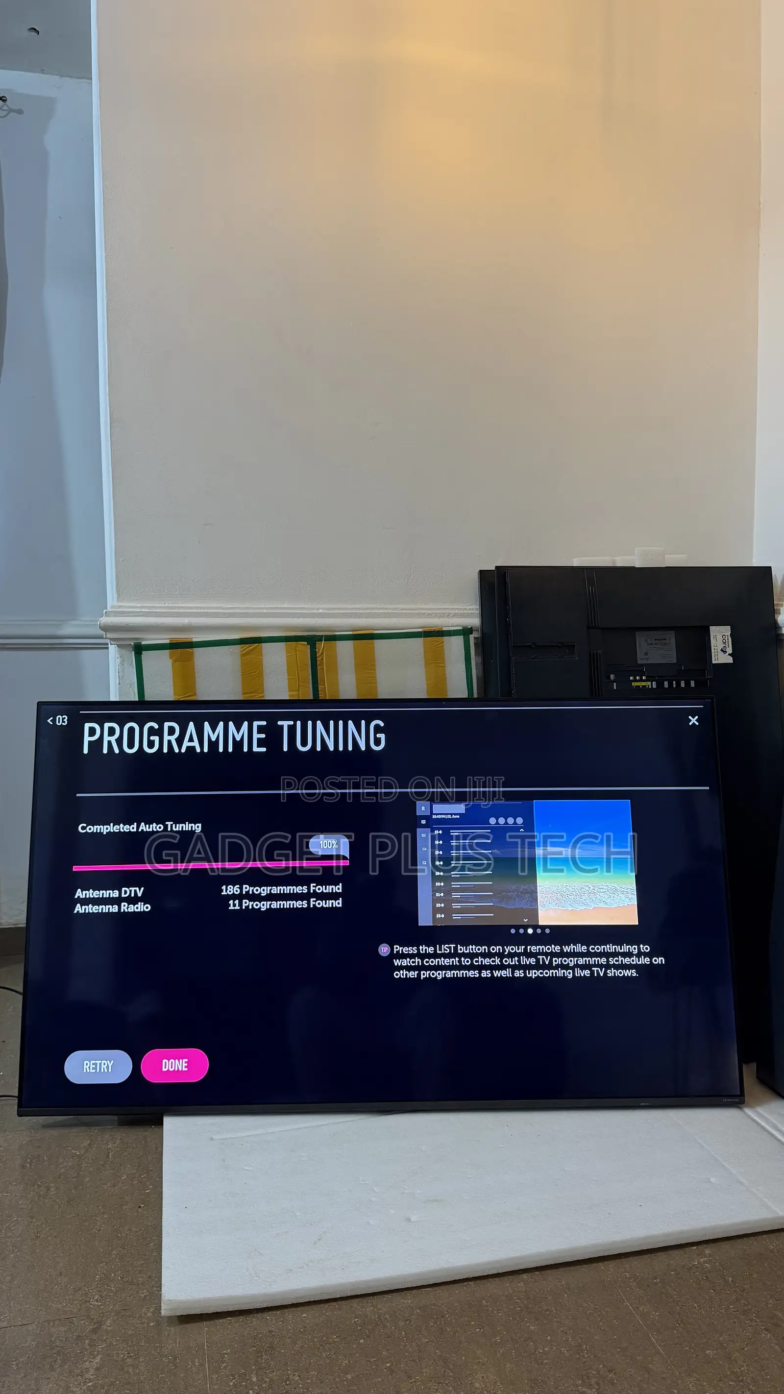 Home Used 65” LG Nanocell Smart TV From Germany