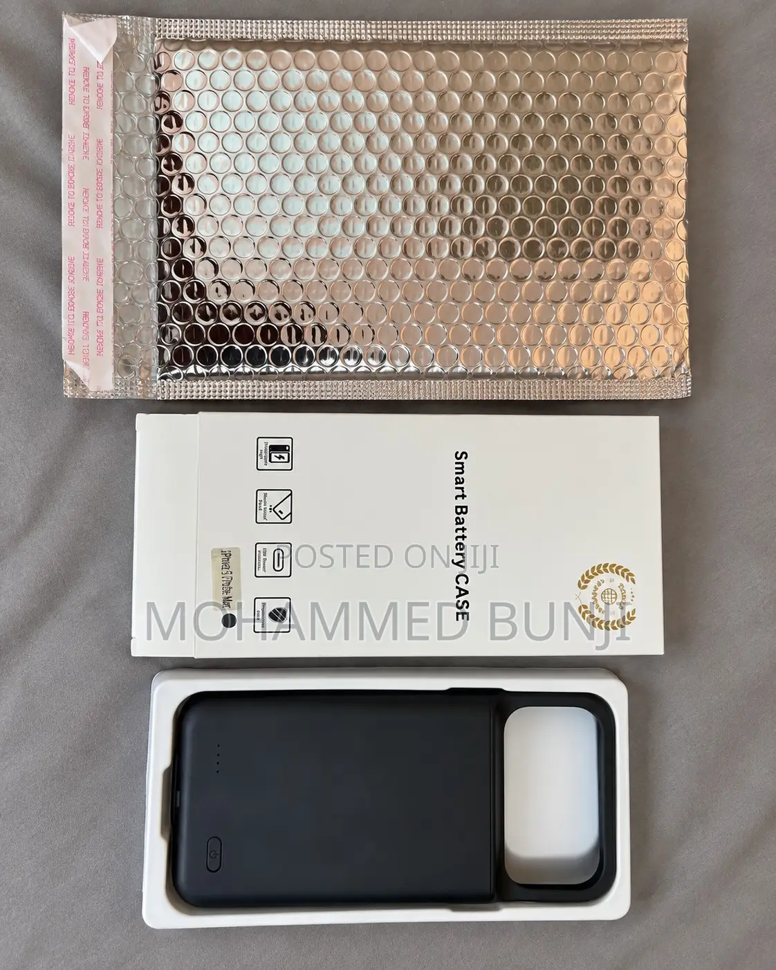 Powerbank for iPhone 12-17 PM (Phone Case With Integrated Powerbank)