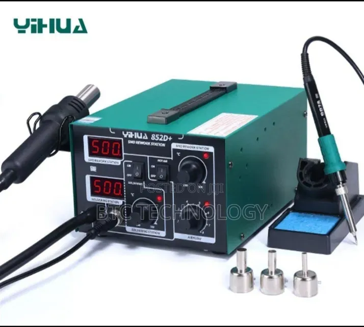YIHUA 852D+ Hot Air + Soldering Station (2-in-1)