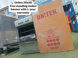 Affordable Unitek 50x50 4-Burner Gas Cooker With Oven Durable, Stylish
