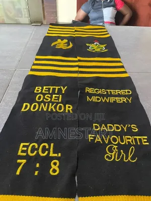 Sash Custom With Embroidery