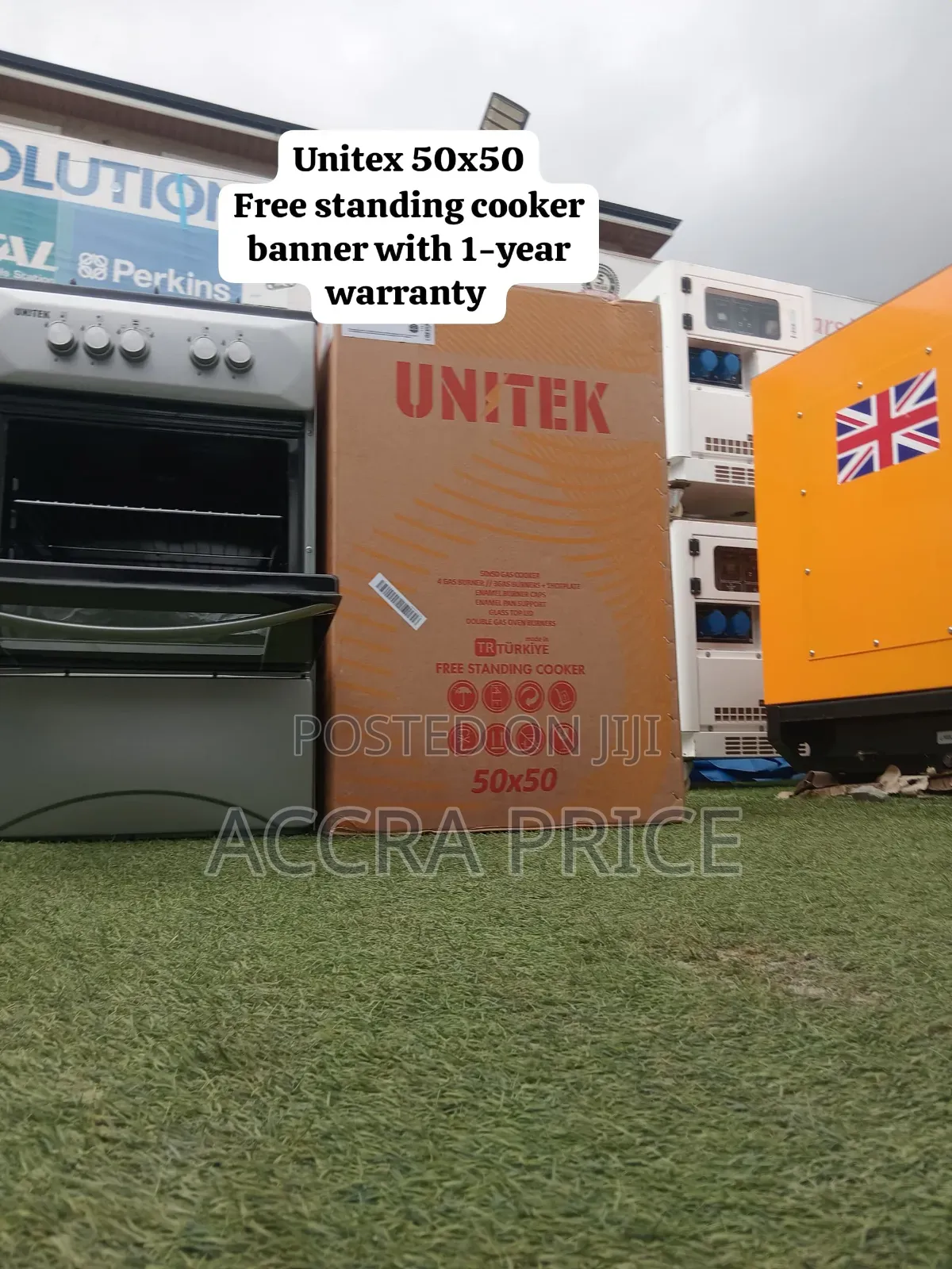 Unitek 50x50 4 Gas Burners Cooker With Oven – Heavy-Duty Kitchen Stove