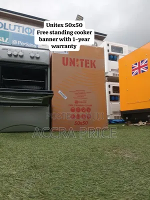 Unitek 50x50 4 Gas Burners Cooker With Oven – Heavy-Duty Kitchen Stove