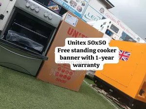 Unitek 50x50 4 Gas Burners Cooker With Oven – Heavy-Duty Kitchen Stove