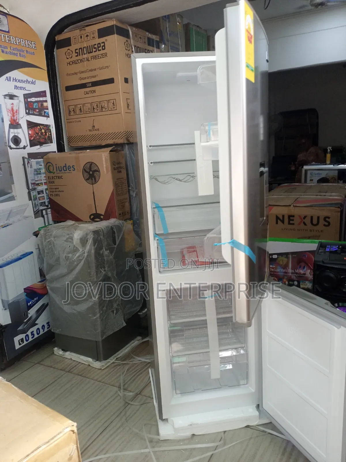 Nexus Double Door Dispenser Fridge (309ltrs)