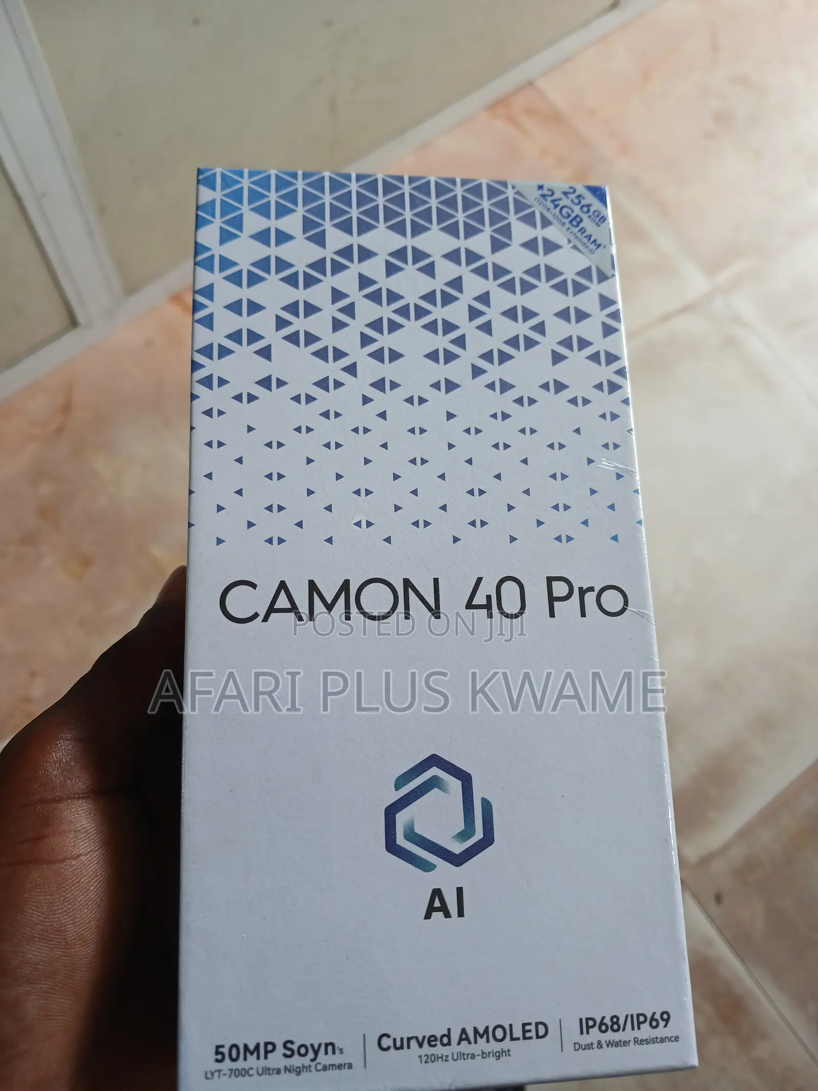 New Tecno Camon 40 Pro 5G 256 GB Gray