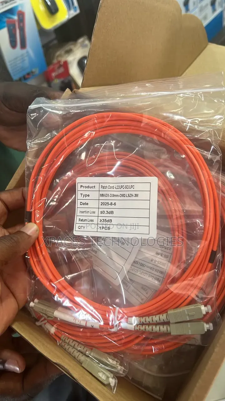 LC- Sc Fiber Patch Cord Multimode Duplex 3M