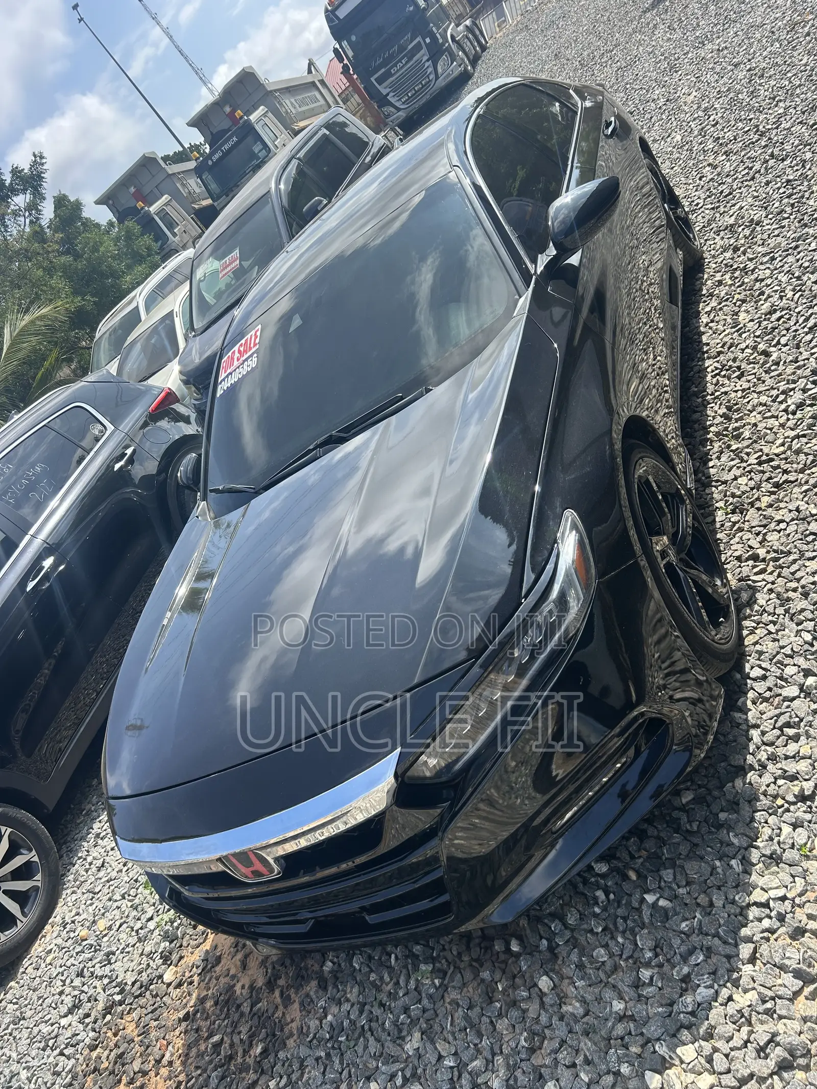 Honda Accord Sport (2.0L 4cyl Turbo 6M) 2019 Black