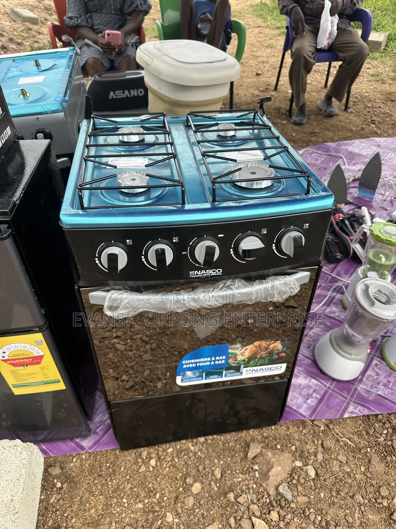 Nasco 4-Burner Gas Cooker With Oven