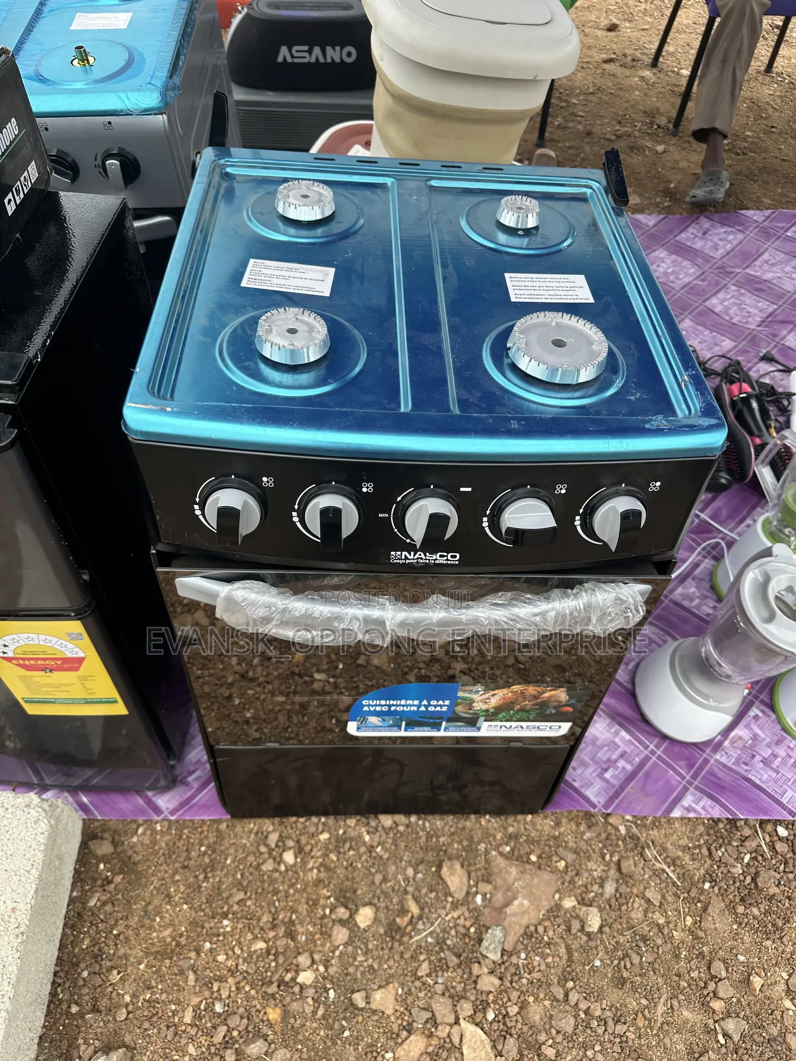 Nasco 4-Burner Gas Cooker With Oven