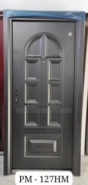 Paladin Turkey Black Single Security Rough Door for Homes and Offices