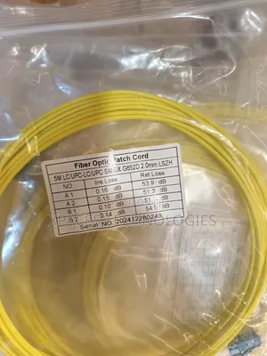 5M LC/UPC-LC/UPC Duplex Single-Mode Fiber Optic Patch
