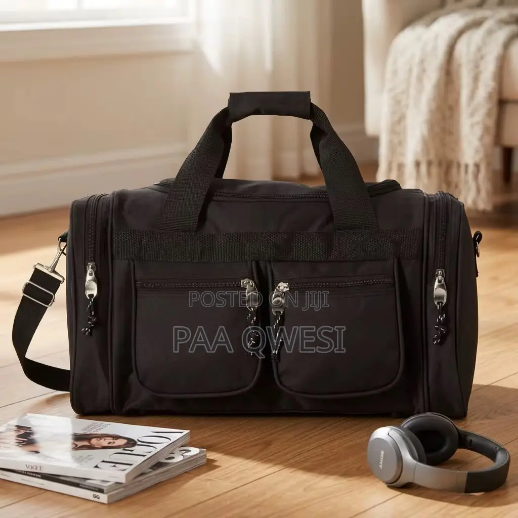 Premium Travel Duffel Bag With Shoulder Strap