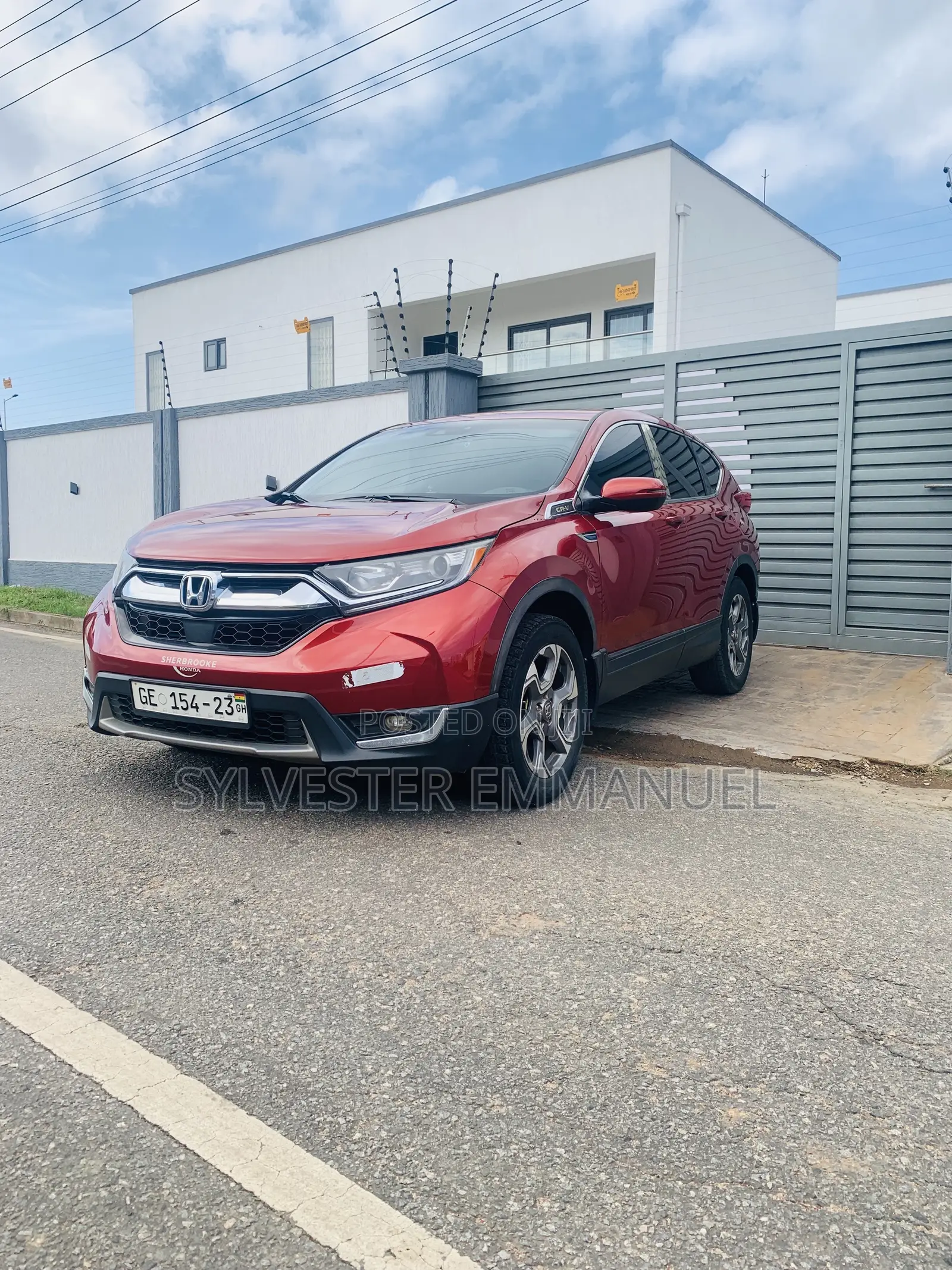 Honda CR-V EX AWD 2019 Red