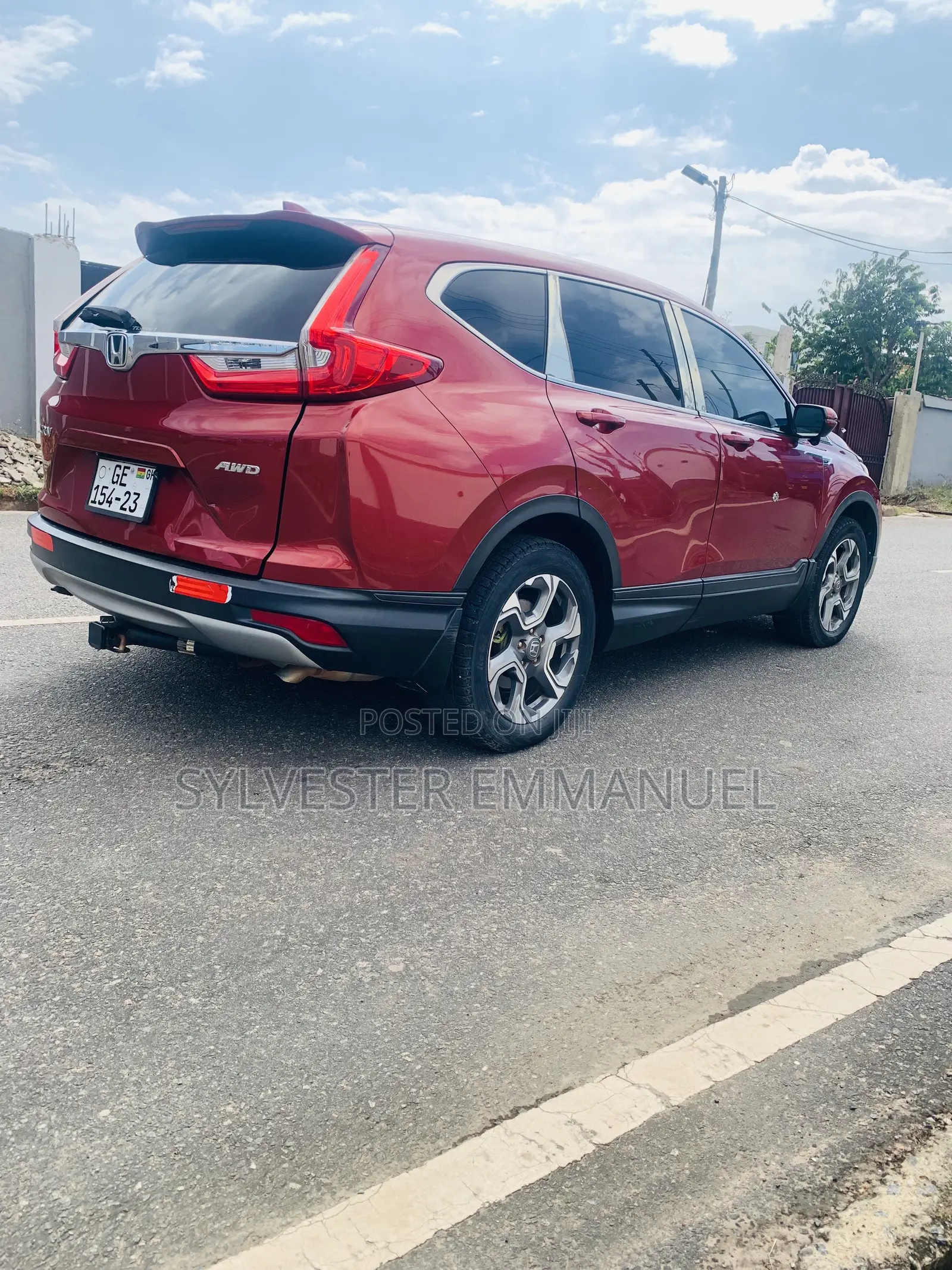 Honda CR-V EX AWD 2019 Red