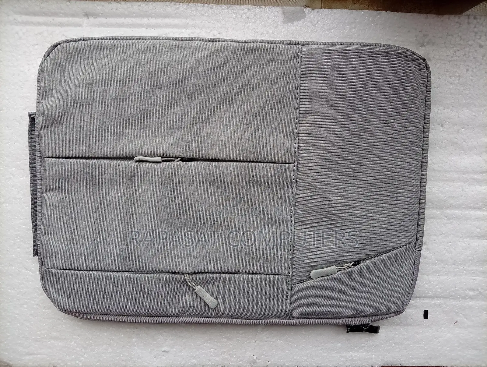 Laptop Sleeve Bag for 15.6'',14.0'' 13.3 ''(Grey 3 Side Zips)