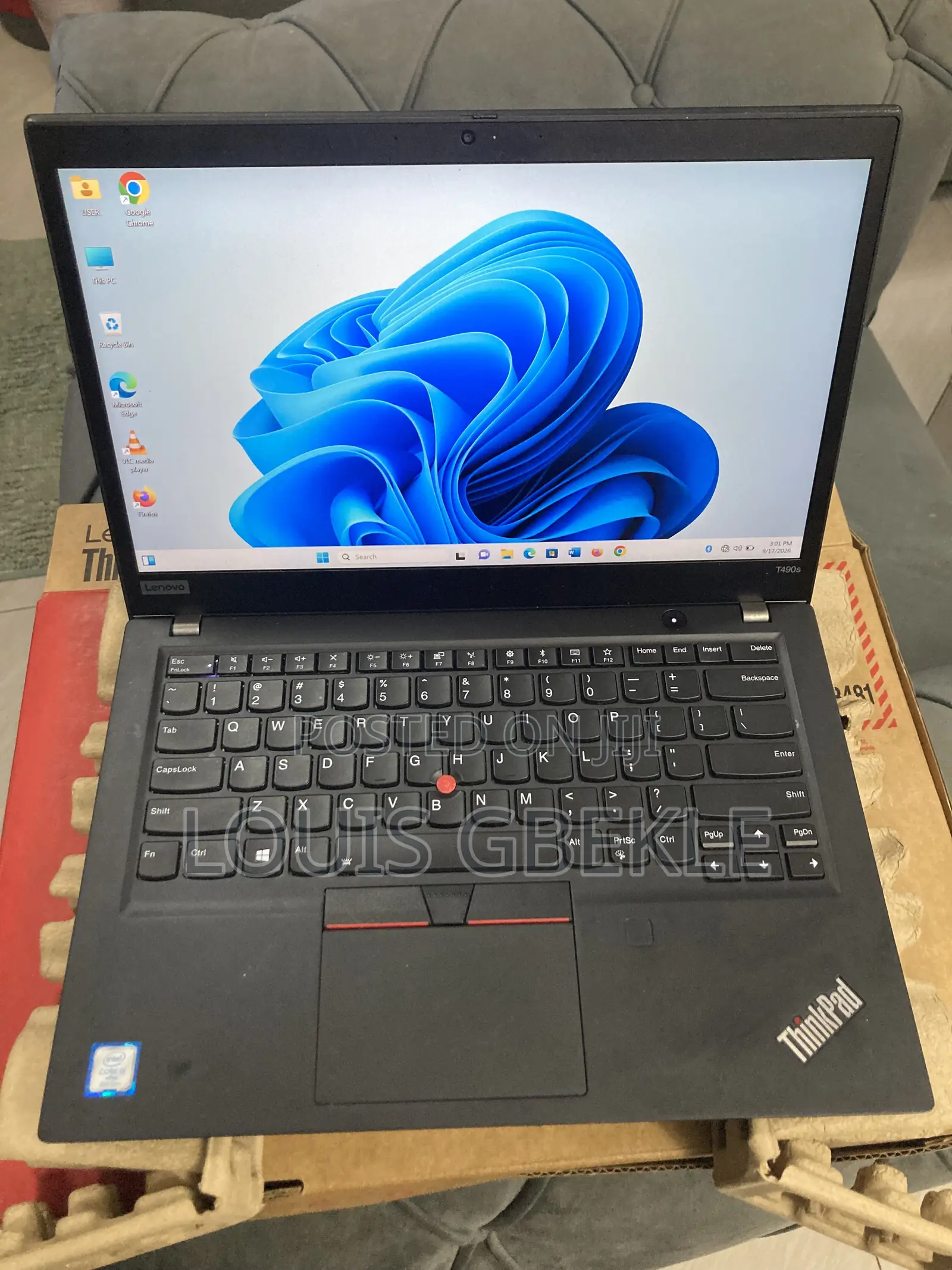 New Laptop Lenovo ThinkPad T490s 16GB Intel Core i5 SSD 256GB