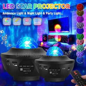 Star Projector Muiti Color With Remote
