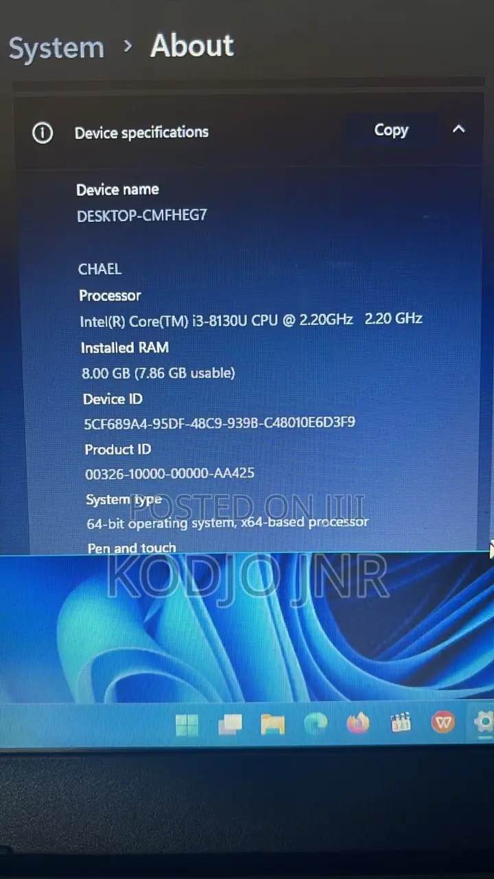 Laptop Lenovo ThinkPad L480 8GB Intel Core i3 SSD 256GB
