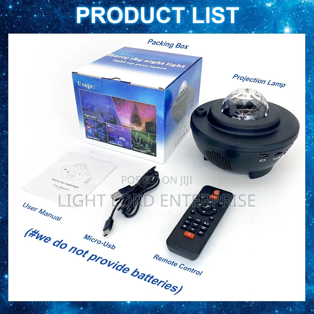 Multifunctional Led Starry Projector