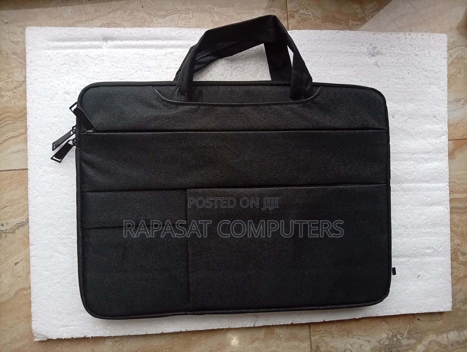 Laptop Sleeve Bag With Handle for 15.6'' and 14.0''(black 1 Side Zip