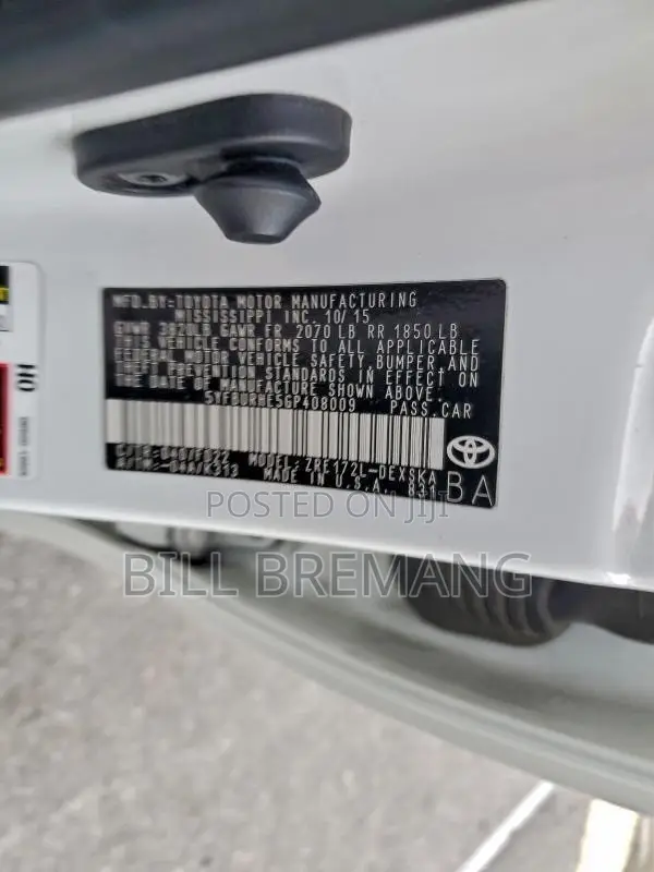 Toyota Corolla 2016 White