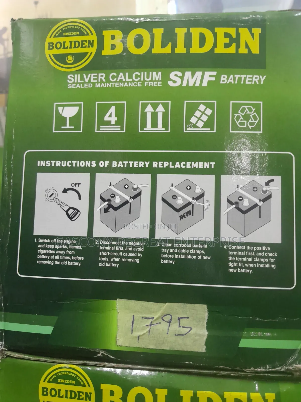 BOLIDEN-Battery 13 Plate 67Ah