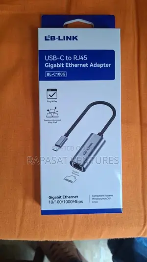 Lb-Link USB-C to Rj45 Female Gigabit Ethernet Adapter Bl-C100g